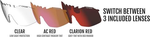 Tifosi Aethon Sport Sunglasses - Ideal For Cycling (Road, Gravel, Mountain Bike), Hiking and Running in Saudi Arabia