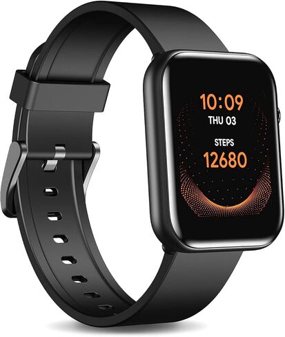 Ticwatch GTH smartwatch 24H Skin Temperature Measurement Blood Oxygen 24H Heart Rate Monitoring Sleep Tracking 5ATM Water Resistant Rating Stress Tracking 10 Days Battery Life Smart Watch in Kuwait