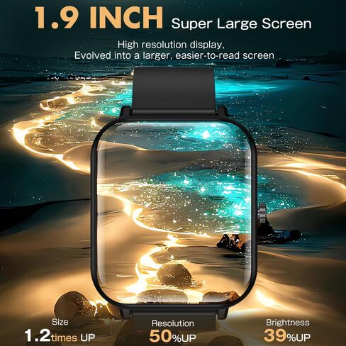 Smart Watch for Men Women, Fitness Tracker, Fitness Watch, 24 Sports Modes, IP68 Waterproof, iPhone/Android Compatible, Ultra-Thin, Long-Lasting Battery in Kuwait