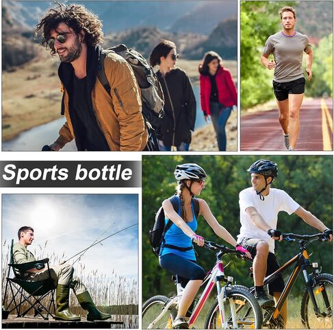 CHENGU 10 Pieces Water Bottle Bulk 20 oz Aluminum Reusable Bottles Lightweight Snap Lid Water Bottle Easy Carry Leak Proof Travel Bottles for Gym Sports Camping Hiking Fishing (Blue) in Saudi Arabia