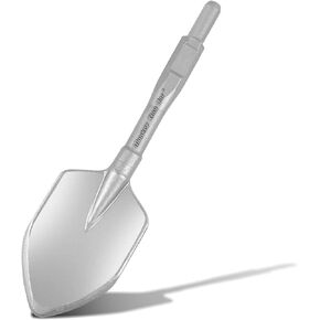 MonkeyKingBar- 18 Inch Clay Spade Shovel Chisel for Heavy Duty Jack Hammer Drill Bit -(30MM) Shank Hammer with Hex Shank for Digging Soil