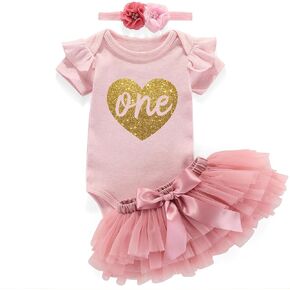 One Year Old Girl Birthday Outfit Girl Tutu Dress for Baby Girl Photoshoot Outfits