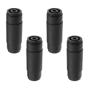Create idea 4Pcs 4 Pin Audio Connector Replacement PVC Speakons Connectors Speakon Female to Female Plug Jack Straight Coupler Cable Connector for Karaoke Concerts