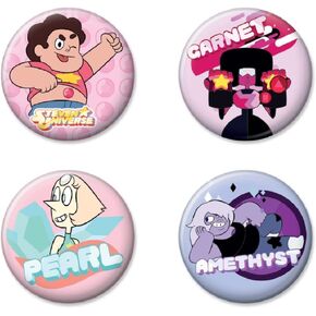 Ata-Boy Steven Universe 4 button set Officially Licensed Collectible Buttons