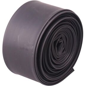 Heat Shrink Tube, Wire Wrap Electrical Cable Ratio 2:1 Heat Shrinkable Shrinking Sleeving Black 1.5M / 5Ft (40mm) in Saudi Arabia