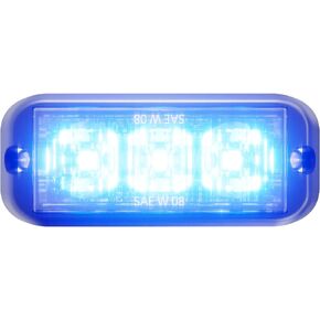 Abrams T3-B Led Grille Emergency Vehicle Warning Strobe Lights - Blue