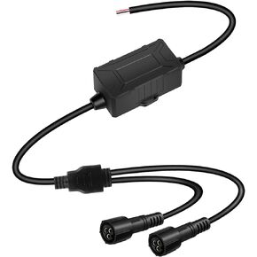 XRIDONSEN Hardwired Control Box for 2PCS 60 inch Running Board Strobe Lights Strip
