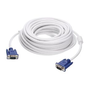 MECCANIXITY VGA to VGA Cable, 20M/66ft Male to Male VGA 3+4 Video Cable for Computer, Projector