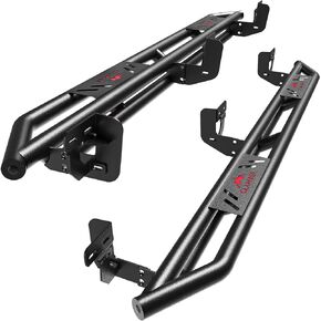 Running Boards for 2009-2018 Dodge Ram 1500 Crew Cab(Including 2019-2024 1500 Classic) | 2010-2024 Ram 2500/3500 Crew Cab | 6.3 Inches Black Rock Sliders Side Steps Nerf Bars