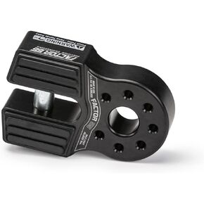 Factor 55 Flatlink Shackle Mount Winch, Designed for use Steel or Synthetic Ropes up to 6,000 lbs - Black