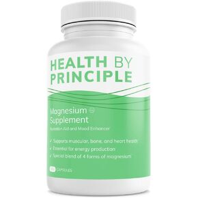 Magnesium Supplement - Rapid Muscle Recovery - Keto and Vegan Friendly - 100 Capsules