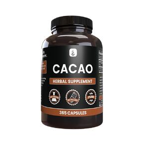 Pure Original Ingredients Cacao (365 Capsules) No Magnesium Or Rice Fillers, Always Pure, Lab Verified