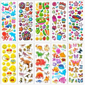 Mr. Pen- 3D Stickers for Kids, 40 Sheets, 794 pcs, Puffy Stickers for Kids Stickers, Assorted Stickers, Sticker Packs Kids, Sticker Sheets, Puffy Stickers for Toddlers, Toddler Stickers, Kid Stickers