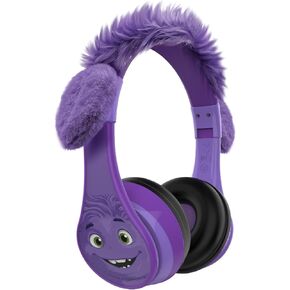eKids IF Bluetooth Headphones, Wireless Headphones with Microphone Includes Aux Cord, Volume Reduced Kids Foldable Headphones for School, Home, or Travel