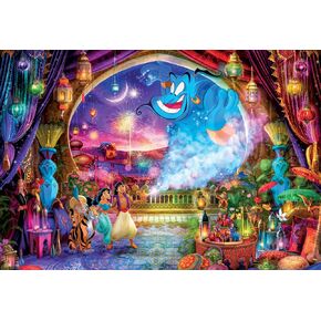 CEACO - Disney - Aladdin - 2000 Piece Jigsaw Puzzle for Adults Challenging Puzzle Perfect for Game Nights