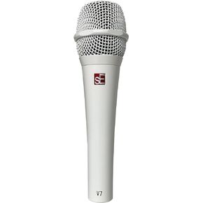 sE Electronics V7-White Studio-Grade Handheld Microphone Supercardioid, White