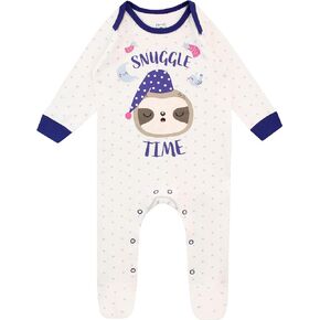 Baby Girls Footies Sloth