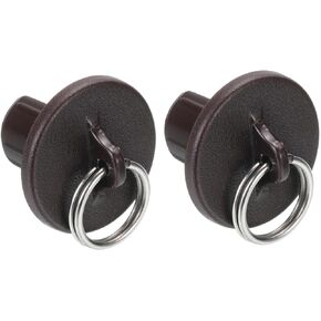uxcell Roller Shades Ring End Cap 2Pcs Roller Shades Replacement Part End Cap with Ring for Outdoor/Indoor Roller Shades Blinds Beige