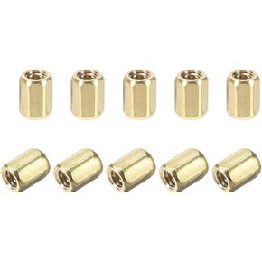 uxcell M2x25mm Female-Female Hex Brass PCB Motherboard Spacer Standoff for FPV Drone Quadcopter, Computer & Circuit Board 20pcs