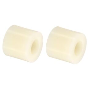 PATIKIL M5 Round Spacer Washer, 24 Pack Nylon 5.3mm ID x 11mm OD x 20mm L for M5 Screws Block 3D Printer TV Wall Mounting Electrical Outlet, Beige