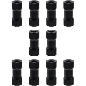 10pcs M3×12mm Hex Aluminum Standoff Spacer Column Black Hex Nut Aluminum Spacer for RC Airplane, FPV Quadcopter