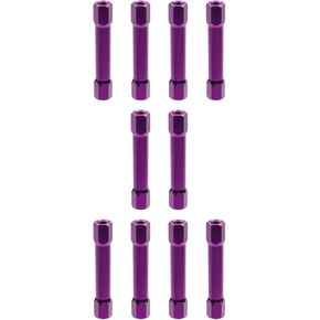 10 قطعة M3 × 12 مللي متر عمود فاصل ألومنيوم سداسي الشكل صامولة سداسية سوداء فاصل ألومنيوم لطائرة RC، طائرة رباعية FPV in Kuwait