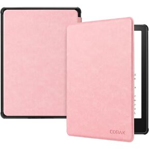 CoBak Case for ereader - All New PU Leather Smart Cover with Auto Sleep Wake Feature for ereader, Golden Frame-2-2405140950-T