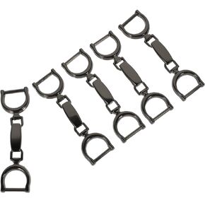 5pcs DIY Adjustment Chain Buckle Necklace Connectors Girl Dresses Trendy Pants DIY Shoes Buckle Shoe Buckle