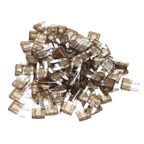 100 Pcs Mini 15AMP APM/ATM Universal Car Fuse Blade Style Fuses Short Circuit Protection - Automotive Car Boat Truck SUV RV - Plastic Metal Blue