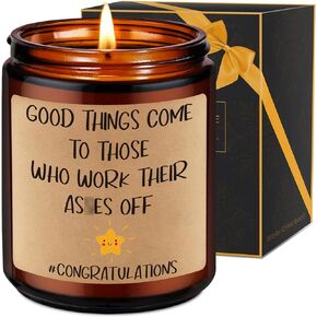 Fairy's Gift Candles - Congratulations Gifts, Job Promotion Gifts for Women Men, Friend, Coworker, Work Bestie - Funny New Job Gifts, Congrats on New Job, Congratulations on Your Promotion