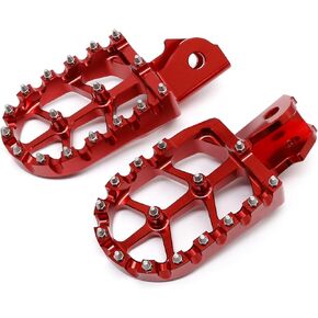Dirt Bike Foot Pegs Motorcycle Footpeg Pedal for CRF125F 2014-2023 / CRF250F 2019-2023 / CRF110F 2013-2022/ Sur Ron/HAWK 250 / CRF150F CRF230F 2003-2020 Black