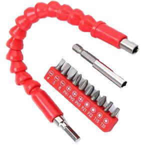 Flexible Extension Shaft Power Hand Tools Kit 12 Pcs Electric Screw Driver Batch Head Set Rod Hex Sockets Bits Usefull in Tight Corner