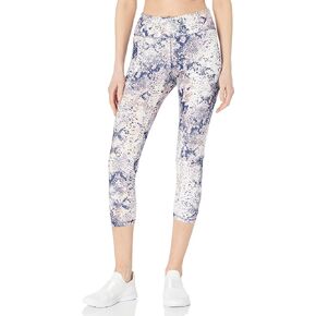 Jockey Women's Printed Capri Legging, Snake Multi Combo, 2X