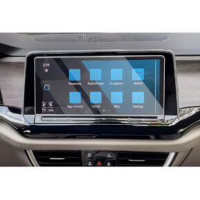 CDEFG for 2024 Atlas 12-Inch Screen Protector for 2024 VW Atlas R-Line SEL SE Tempered Glass Screen Protector Foils Navigation Radio Touch Screen Display Protector 2024 Volkwagen Atlas Accessories (4PCS)