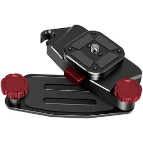 Camera Belt Clip Waist Camera Waist Buckle Quick Release 1/4'' Thread Plate Camera Mount Adapter Camera Strap Compatible with Sony/Canon/Nikon DSLR Camera