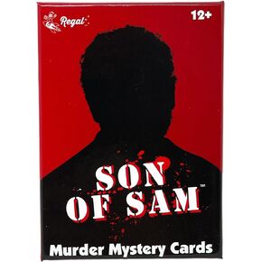 Regal Games - Son of Sam - Murder Mystery Card Game - for Holidays, Game Nights, and Parties - 5"x 2" Card Size - 54 Count - Up to 26 Players, Ages 12+