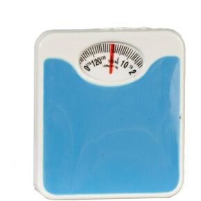 Dollhouse Miniature 1:12 Scale Blue Bathroom Scale #G7211