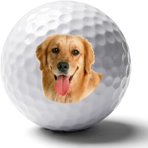iPrint Personalized Golf-Balls Custom Text Logo Image Golfballs High Performance Customizable Gift for Men Women Father Mother
