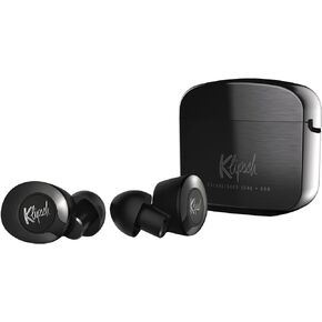 Klipsch T5 II Active Noise Cancelling ANC True Wireless Earphones in Gunmetal with AI Hands-Free Operation, Bluetooth 5.0, Best Fitting Earbuds with Patented Comfort, and a Wireless Charging Case