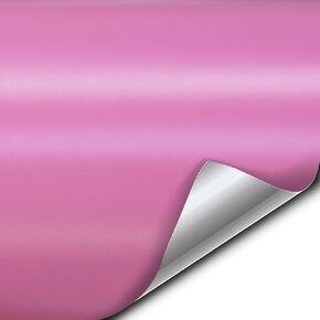 VViViD Matte Pink 60 Inches x 1 Foot Car Wrap Vinyl Roll with Air Release 3MIL-VViViD8