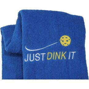 LEVLO Funny Pickleball Lovers Gifts Just Dink it Towels for The Pickleball Player