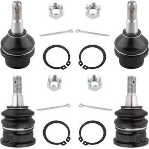 K80628 K7411 Front Upper & Lower Suspension Ball Joints for Ram 1500 2011-2012 Dodge Ram 1500 2006-2010, Pack of 4