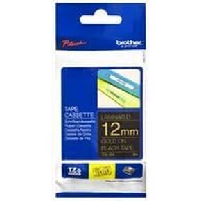 NEOUZA 5PK Compatible for Brother Laminated Tze Tz Label Tape Cartridge 12mmx8m (TZe-334 Gold on Black)