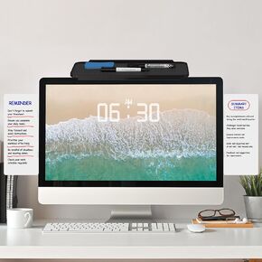 Monitor Memo Board,Magnetic Whiteboard Memo Board for Desktop, Dry Erase Memo Board 1pcs