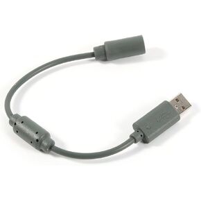 SUNGOOYUE Wired Controller Cable for Xbox 360, USB Breakaway Adapter Converter Replacement in Gray