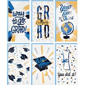 Hallmark Christmas Gift Card Holders or Money Holders Assortment, Cheerful Icons (36 Cards with Envelopes)