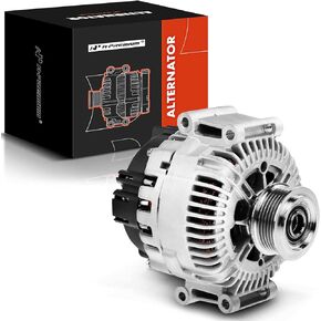 A-Premium Alternator Compatible with Audi A6 2006 2007 2008 V6 3.2L, A6 Quattro 2005 2006 2007 2008 V6 3.2L, 12V 180A Clockwise 6-Groove Clutch Pulley, Replace# TG17C023 06E903016G