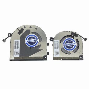 New CPU and GPU Cooling Fan for HP Envy X360 15-EY 15-EY0013DX 15-EY0023DX TPN-C157 15-EW 15-EW0013DX 2-in-1 Series EG50060S1-C610-S9A N09634-001 EG50040S1-CT00-S9A N09635-001 DC5V Fan