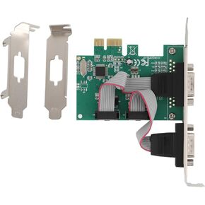 2 Port Low Profile Serial Expansion Card Standard RS232 Serial Port PCI Express to Industrial DB9 R 32 COM Por