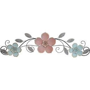 Stratton Home Decor Sydney Floral Over The Door Decor Wall Décor, Extra Large, Multi Color